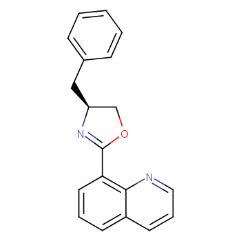 (S)-4-苄基-2-(喹啉-8-基)-4,5-二氢恶唑/220628-97-7