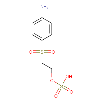 4-硫酸乙酯砜基苯胺化学结构式