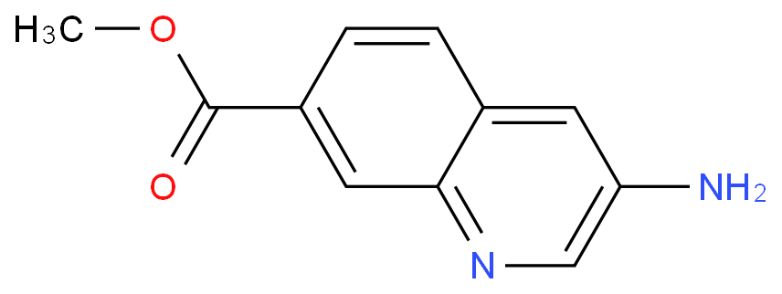 3-氨基喹啉-7-羧酸甲酯CAS号1822679-71-9；（科研试剂/现货优势供应，质量保证）
