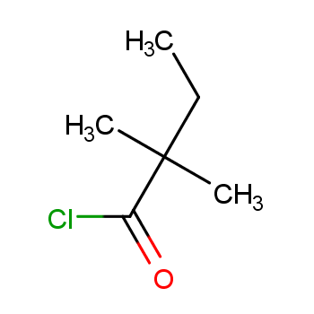 2,2-二甲基丁酰氯化学结构式