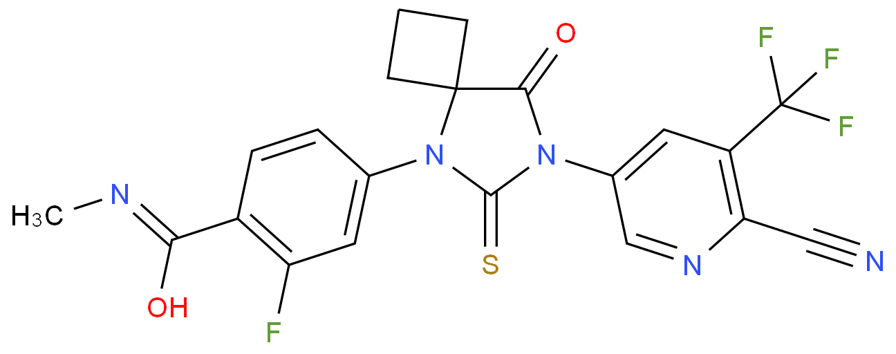 阿帕鲁胺化学结构式