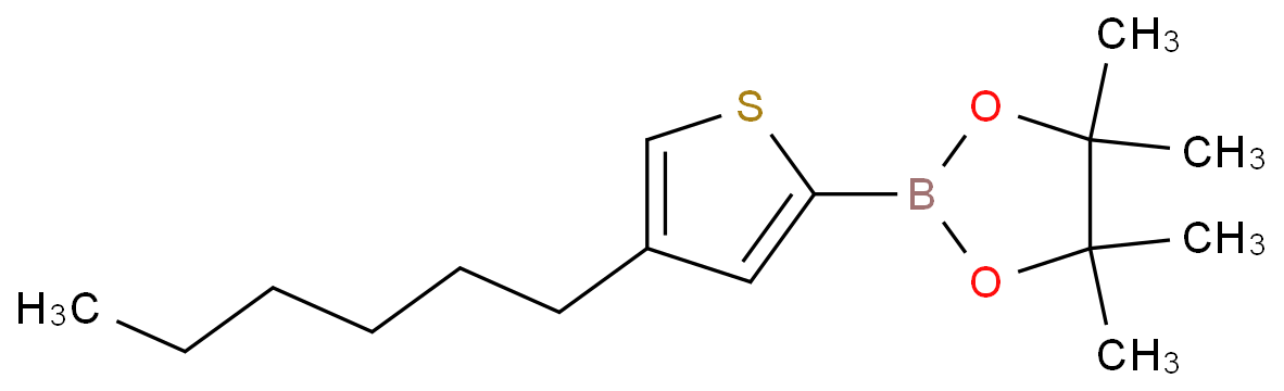 2-(4-己基-2-噻吩基)-4,4,5,5-四甲基-1,3,2-二氧杂戊硼烷 883742-29-8