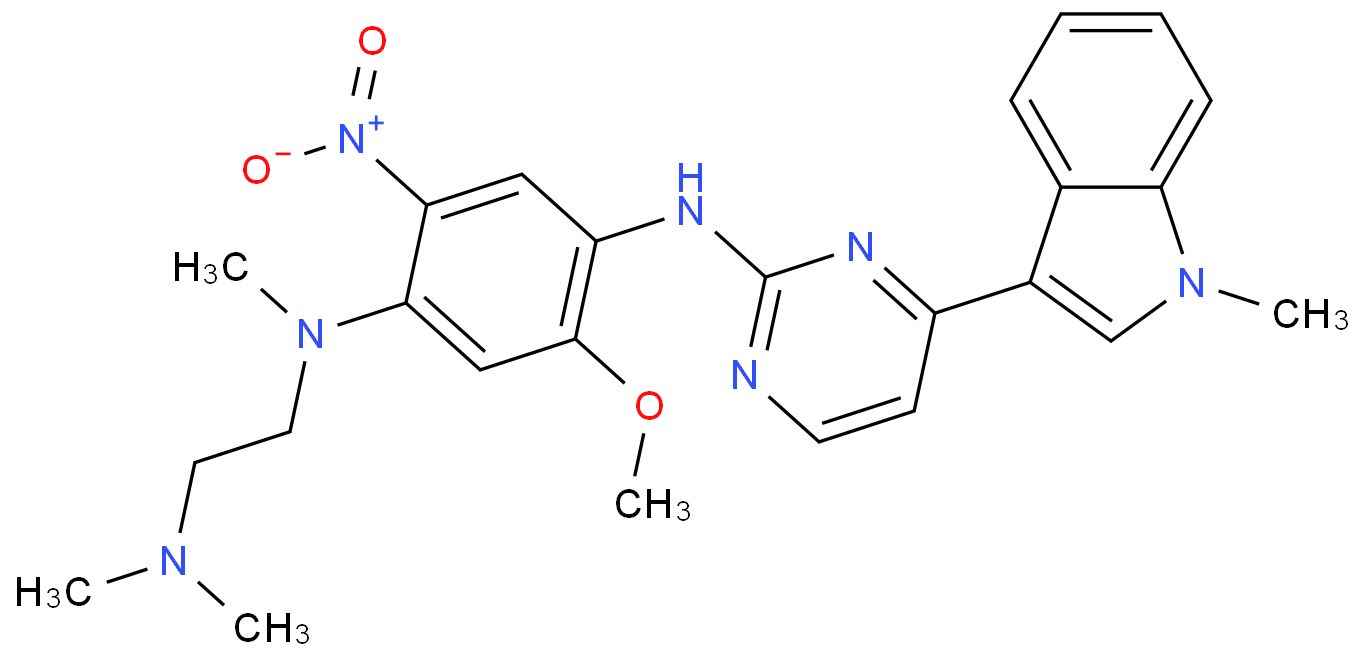 1,4-BenzenediaMine, N1-[2-(diMethylaMino)ethyl]-5-Methoxy-N1-Methyl-N4-[4-(1-Methyl-1H-indol-3-yl)-2-pyriMidinyl]-2-nitro-benzene-1,4-diamine