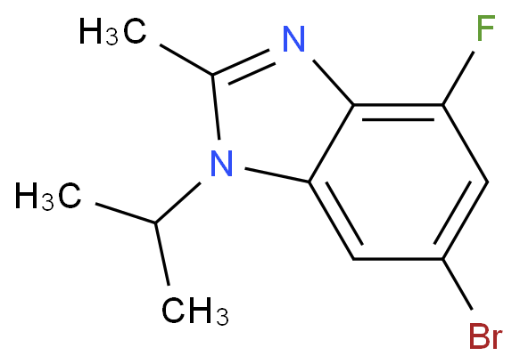 6-溴-4-氟-1-异丙基-2-甲基-1H-苯并[D]咪唑