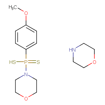 (4-甲氧基苯基)(吗啉)二硫代单膦酸吗啉盐/106740-09-4