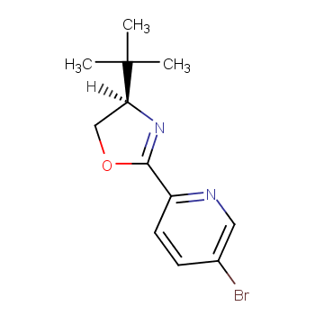 (R)-2-(5-溴吡啶-2-基)-4-(叔丁基)-4,5-二氢恶唑CAS号2828433-63-0(科研试剂/现货供应,质量保证)