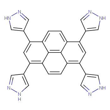 1,3,6,8-tetrakis(1H-pyrazol-4-yl)pyrene;CAS号2639752-92-2分析试剂/科研试验用