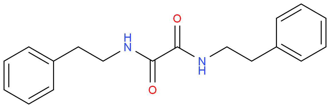 N,N-二(2-苯乙基)草酰二胺化学结构式