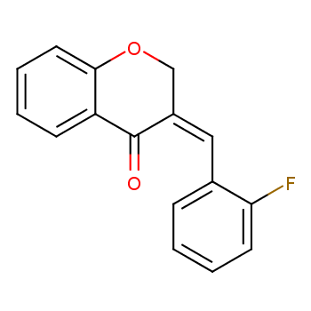 3-[(E)-(2-FLUOROPHENYL)METHYLIDENE]-2,3-DIHYDRO-4H-CHROMEN-4-ONE