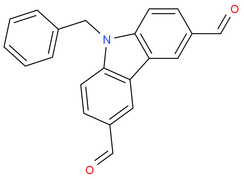 9-苄基-9H-咔唑-3,6-二甲醛CAS号200698-05-1(科研试剂/现货供应,质量保证)