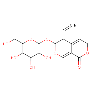 龙胆苦苷化学结构式