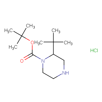 (S)-tert-Butyl 2-(tert-butyl)piperazine-1-carboxylate hydrochloride