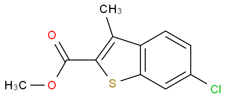 methyl 6-chloro-3-methylbenzothiophene-carboxylate