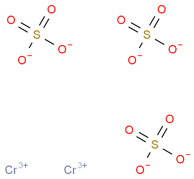硫酸铬化学结构式