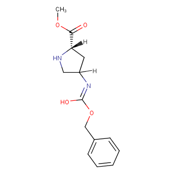 (2S)-Methyl 4-(((benzyloxy)carbonyl)amino)pyrrolidine-2-carboxylate