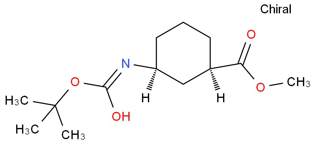 顺式-3-((叔丁氧羰基)氨基)环己烷甲酸甲酯CAS号930596-35-3；（科研试剂/现货供应，质量保证）