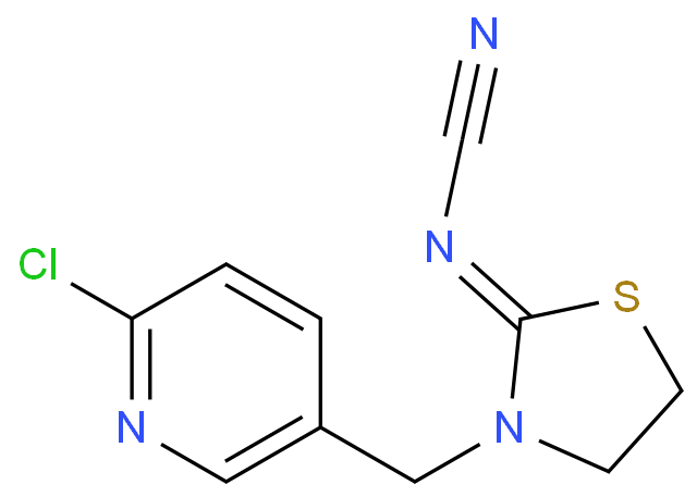 噻虫啉化学结构式