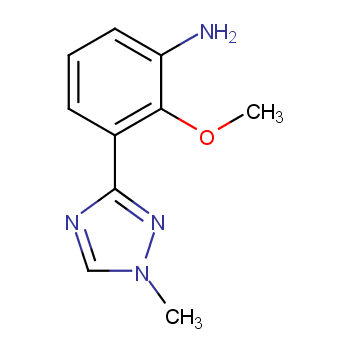 2-甲氧基-3-(1-甲基-1贬-1,2,4-叁唑-3-基)苯胺/1609394-10-6