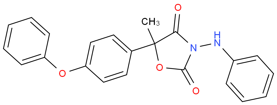 3-anilino-5-methyl-5-(4-phenoxyphenyl)-1,3-oxazolidine-2,4-dione