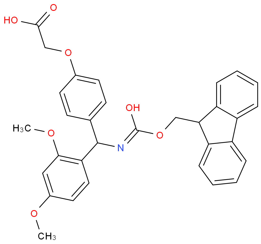 4-[(2,4-Dimethoxyphenyl)(Fmoc-Amino)Methyl]Phenoxyacetic Acid