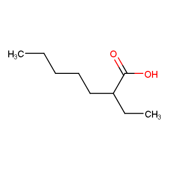 2-ETHYLHEPTANOIC ACID structure