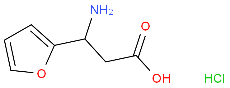 3-氨基-3-(呋喃-2-基)丙酸盐酸盐 CAS号:2177263-70-4科研及生产专用 高校及研究所支持货到付款