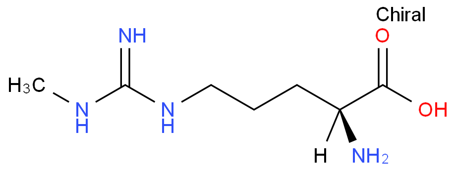 NOMEGA-MONOMETHYL-L-ARGININE ACETATE 構造式画像