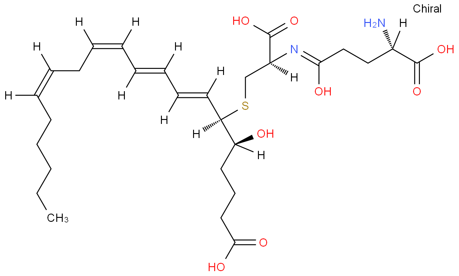 白三烯化学结构式