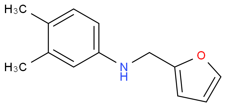 N-[(呋喃-2-基)甲基]-3,4-二甲基苯胺 CAS号:356092-19-8科研及生产专用 高校及研究所支持货到付款