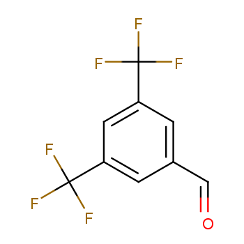 3,5-双三氟甲基苯甲醛化学结构式