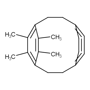 5,6,15,16-Tetramethyltricyclo[8.2.2.2(4,7)]hexadeca-4,6,10,12,13,15-hexaene