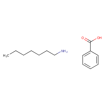 benzoic acid, compound with heptylamine (1:1)