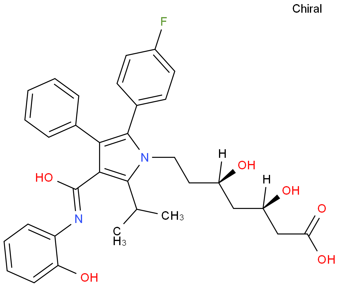 2-羟基阿托伐他汀化学结构式