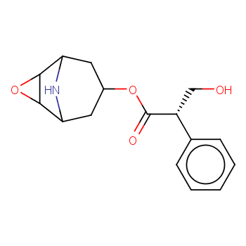 去甲东莨菪碱化学结构式