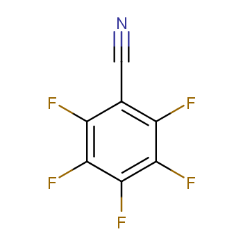 五氟苯甲腈化学结构式