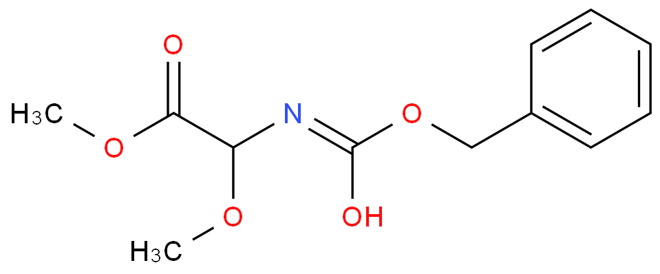 Methyl ((benzyloxycarbonyl)amino)(methoxy)acetate