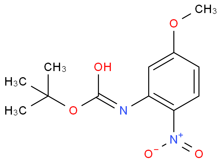 N-(叔丁氧羰基)-5-甲氧基-2-硝基苯胺 CAS号:185428-55-1科研及生产专用 高校及研究所支持货到付款