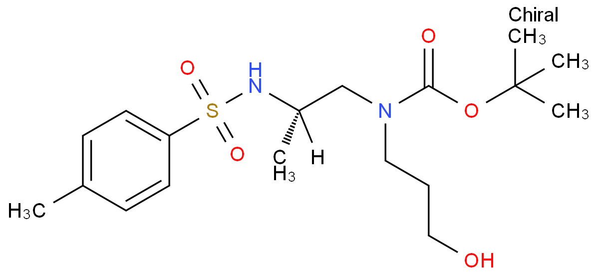 (S)-3-{N-(TERT-BUTOXYCARBONYL)-N-[2-(N-P-TOLUENESULFONYL)AMINOPROPYL]AMINO-1-PROPANOL