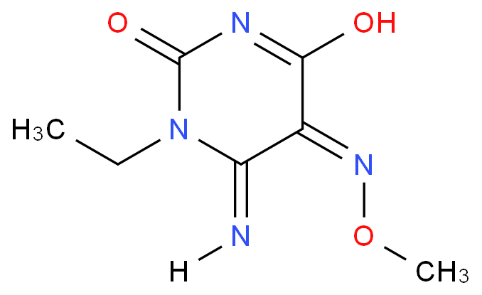 1-ETHYL-6-IMINODIHYDROPYRIMIDINE-2,4,5(3H)-TRIONE 5-(O-METHYLOXIME)
