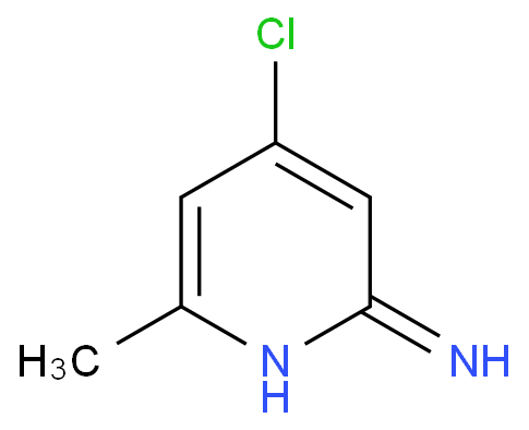 2-氨基-4-氯-6-甲基吡啶化学结构式