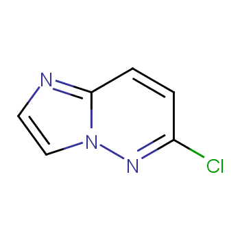 6-氯咪唑并[1,2-b]哒嗪化学结构式