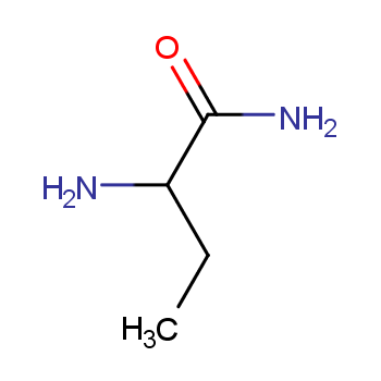 L-2-氨基丁酰胺化学结构式