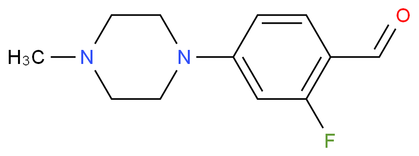 2-Fluoro-4-(4-methylpiperazin-1-yl)benzaldehyde