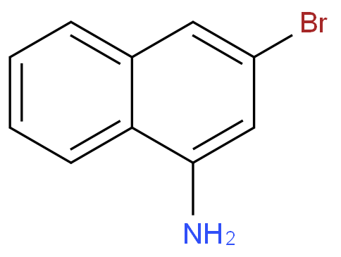 3-溴-1-萘胺化学结构式