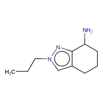 2-Propyl-4,5,6,7-tetrahydro-2H-indazol-7-amine structure