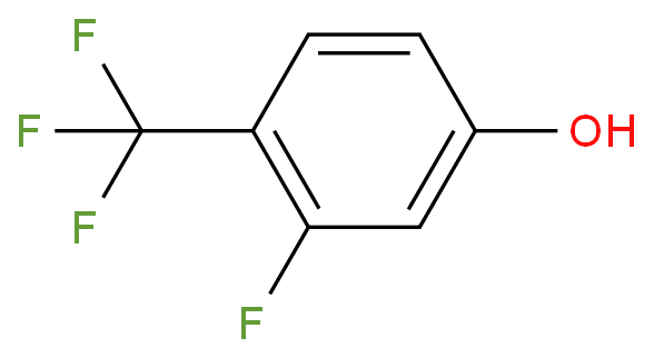 3-氟-4-（三氟甲基）苯酚化学结构式