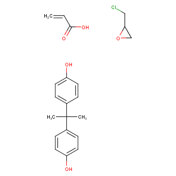 环氧丙烯酸酯 UV 树脂; 4,4'-(1-甲基亚乙基)二苯酚与(氯甲基)环氧乙烷 2-丙烯酸酯的聚合物