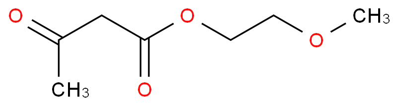 乙酰乙酸甲氧乙酯化学结构式