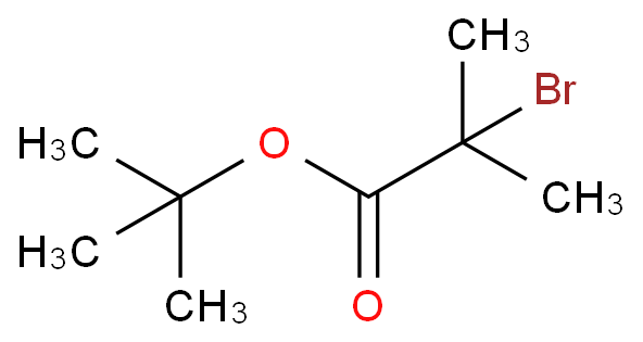 2-溴代异丁酸叔丁酯化学结构式