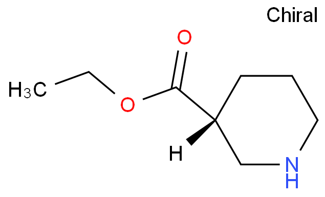 25137-01-3 (R)-3-哌啶甲酸乙酯 结构式图片